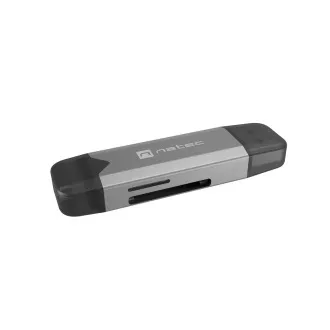 Natec SCARAB 3 USB-A USB-C 3.1 GEN 1/microSD/microSDHC/microSDXC/SD/SDHC/SDXC/T-Flash Kartenleser Natec SCARAB 3 USB-A USB-C 3.1 GEN 1/microSD/microSDHC/microSDXC/SD/SDHC/SDXC/T-Flash Kartenleser