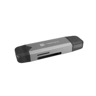 Natec SCARAB 3 USB-A USB-C 3.1 GEN 1/microSD/microSDHC/microSDXC/SD/SDHC/SDXC/T-Flash Kartenleser Natec SCARAB 3 USB-A USB-C 3.1 GEN 1/microSD/microSDHC/microSDXC/SD/SDHC/SDXC/T-Flash Kartenleser
