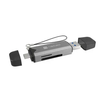 Natec SCARAB 3 USB-A USB-C 3.1 GEN 1/microSD/microSDHC/microSDXC/SD/SDHC/SDXC/T-Flash Kartenleser Natec SCARAB 3 USB-A USB-C 3.1 GEN 1/microSD/microSDHC/microSDXC/SD/SDHC/SDXC/T-Flash Kartenleser