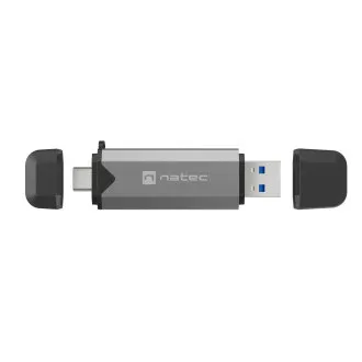 Natec SCARAB 3 USB-A USB-C 3.1 GEN 1/microSD/microSDHC/microSDXC/SD/SDHC/SDXC/T-Flash Kartenleser Natec SCARAB 3 USB-A USB-C 3.1 GEN 1/microSD/microSDHC/microSDXC/SD/SDHC/SDXC/T-Flash Kartenleser