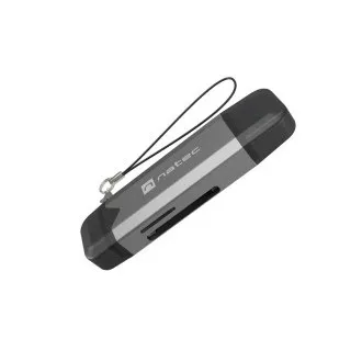 Natec SCARAB 3 USB-A USB-C 3.1 GEN 1/microSD/microSDHC/microSDXC/SD/SDHC/SDXC/T-Flash Kartenleser Natec SCARAB 3 USB-A USB-C 3.1 GEN 1/microSD/microSDHC/microSDXC/SD/SDHC/SDXC/T-Flash Kartenleser