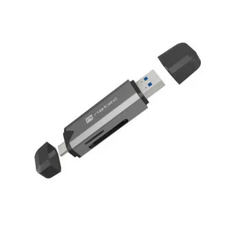 Natec SCARAB 3 USB-A USB-C 3.1 GEN 1/microSD/microSDHC/microSDXC/SD/SDHC/SDXC/T-Flash Kartenleser Natec SCARAB 3 USB-A USB-C 3.1 GEN 1/microSD/microSDHC/microSDXC/SD/SDHC/SDXC/T-Flash Kartenleser