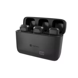 Mobiles Funkmikrofon Natec HOPPER LAVALIER USB-C, 2 Stück