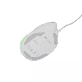 Natec CRAKE 2 PRO Vertikale Maus/Vertikal/Optisch/Rechtshänder/12 400 DPI/Kabellos USB-A/Weiß