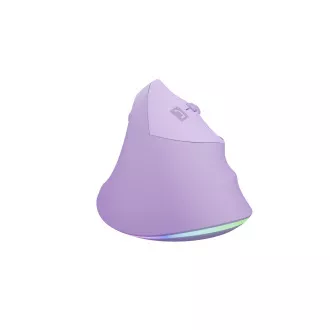 Natec CRAKE 2 PRO Vertikale Maus/Vertikal/Optisch/Rechtshänder/12 400 DPI/Drahtlos USB-A/Violett