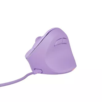 Natec CRAKE 2 PRO Vertikale Maus/Vertikal/Optisch/Rechtshänder/12 400 DPI/Drahtlos USB-A/Violett