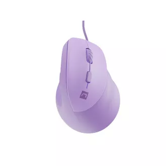 Natec CRAKE 2 PRO Vertikale Maus/Vertikal/Optisch/Rechtshänder/12 400 DPI/Drahtlos USB-A/Violett