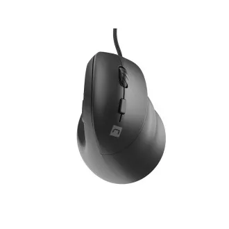 Natec CRAKE 2 PRO Vertikale Maus/Vertikal/Optisch/Rechtshänder/12 400 DPI/Kabellos USB-A/Schwarz