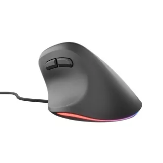 Natec CRAKE 2 PRO Vertikale Maus/Vertikal/Optisch/Rechtshänder/12 400 DPI/Kabellos USB-A/Schwarz