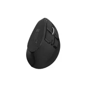 Natec EUPHONIE PRO/Vertical/Blue Sense/Rechtshänder/4.000 DPI/USB BT/Schwarz vertikale Funkmaus