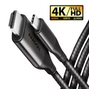 AXAGON RVC-HI2MC, USB-C -> HDMI 2.0a Reduzierstück / Kabel 1,8m, 4K/60Hz HDR10