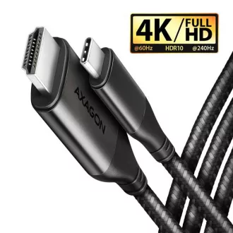 AXAGON RVC-HI2MC, USB-C -> HDMI 2.0a Reduzierstück / Kabel 1,8m, 4K/60Hz HDR10 AXAGON RVC-HI2MC, USB-C -> HDMI 2.0a Reduzierstück / Kabel 1,8m, 4K/60Hz HDR10
