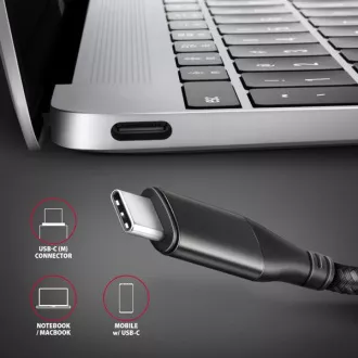 AXAGON RVC-HI2MC, USB-C -> HDMI 2.0a Reduzierstück / Kabel 1,8m, 4K/60Hz HDR10 AXAGON RVC-HI2MC, USB-C -> HDMI 2.0a Reduzierstück / Kabel 1,8m, 4K/60Hz HDR10
