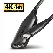 AXAGON RVC-HI2M, USB-C -> HDMI 2.0a Reduzierstück/Adapter, 4K/60Hz HDR10