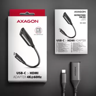 AXAGON RVC-HI2M, USB-C -> HDMI 2.0a Reduzierstück/Adapter, 4K/60Hz HDR10 AXAGON RVC-HI2M, USB-C -> HDMI 2.0a Reduzierstück/Adapter, 4K/60Hz HDR10