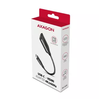 AXAGON RVC-HI2M, USB-C -> HDMI 2.0a Reduzierstück/Adapter, 4K/60Hz HDR10 AXAGON RVC-HI2M, USB-C -> HDMI 2.0a Reduzierstück/Adapter, 4K/60Hz HDR10