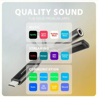 AXAGON ADA-HCPD, USB-C auf 3,5mm Klinke - Hi-Res DAC Audio Adapter, 384kHz/32bit, Stereo, PD 60W 3A AXAGON ADA-HCPD, USB-C auf 3,5mm Klinke - Hi-Res DAC Audio Adapter, 384kHz/32bit, Stereo, PD 60W 3A
