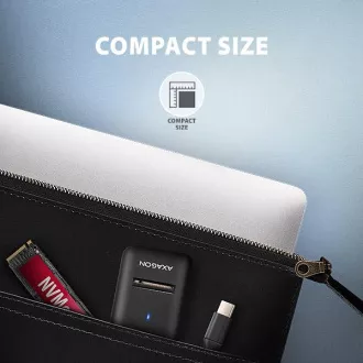 AXAGON ADM2-CM USB-C 10Gbps - M.2 NVMe & SATA SSD Adapter, USB-C 10cm Kabel