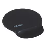 Allsop Gel-Mauspad schwarz, 20mm Handgelenkstütze