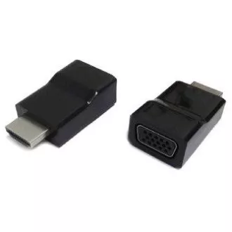 HDMI zu VGA Kabeladapter, M/F, schwarz HDMI zu VGA Kabeladapter, M/F, schwarz