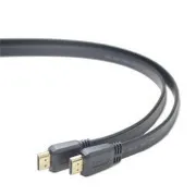 PremiumCord HDMI High Speed   Ethernet Flachkabel, vergoldete Stecker, 3m