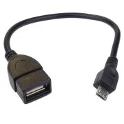 PremiCord USB-Kabelreduzierer A/fem-MicroUSB/mal20cm