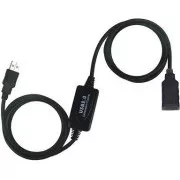 PremiumCord USB 2.0 Repeater und Verlängerungskabel A/M-A/F 10m