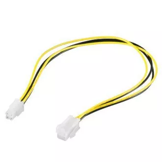 PremiumCord Netzkabelverlängerung. P4(4polig) 34cm