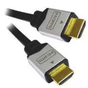 PremiumCord HDMI-Kabel M/M, Gold und Metall HQ, 3m