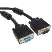 PremiumCord SVGA, DDC2, 2xFerrit, 3xKoax 8Draht, 2m