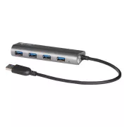 i-tec USB 3.0 Metall-Lade-HUB mit 4 Anschlüssen