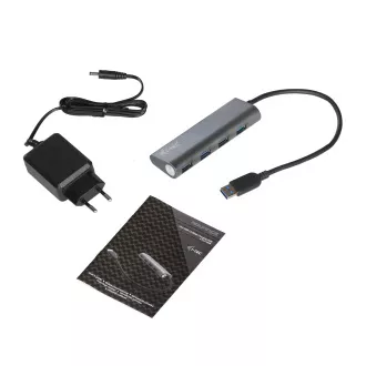 i-tec USB 3.0 Metall-Lade-HUB mit 4 Anschlüssen i-tec USB 3.0 Metall-Lade-HUB mit 4 Anschlüssen