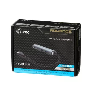 i-tec USB 3.0 Metall-Lade-HUB mit 4 Anschlüssen i-tec USB 3.0 Metall-Lade-HUB mit 4 Anschlüssen