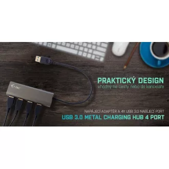 i-tec USB 3.0 Metall-Lade-HUB mit 4 Anschlüssen i-tec USB 3.0 Metall-Lade-HUB mit 4 Anschlüssen