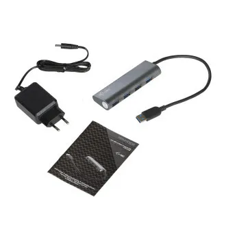 i-tec USB 3.0 Metall-Lade-HUB mit 4 Anschlüssen i-tec USB 3.0 Metall-Lade-HUB mit 4 Anschlüssen