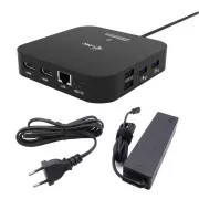 i-tec USB-C Dual HDMI Docking Station mit Power Delivery 100W   i-tec Universal-Ladegerät 100W