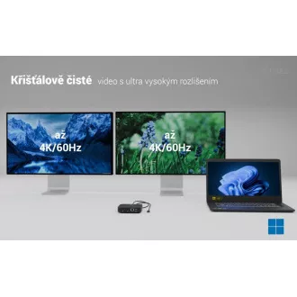 i-tec USB-C Dual HDMI Docking Station mit Power Delivery 100W   i-tec Universal-Ladegerät 100W