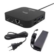 i-tec USB-C Dual HDMI Docking Station mit Power Delivery 100W   i-tec Universal-Ladegerät 100W