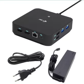 i-tec USB-C DP Dual HDMI Docking Station, Power Delivery 100W i-tec Universal-Ladegerät 100W i-tec USB-C DP Dual HDMI Docking Station, Power Delivery 100W i-tec Universal-Ladegerät 100W