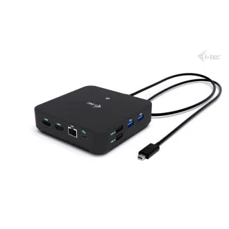 i-tec USB-C DP Dual HDMI Docking Station, Power Delivery 100W i-tec Universal-Ladegerät 100W i-tec USB-C DP Dual HDMI Docking Station, Power Delivery 100W i-tec Universal-Ladegerät 100W