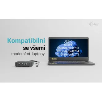 i-tec USB-C DP Dual HDMI Docking Station, Power Delivery 100W i-tec Universal-Ladegerät 100W i-tec USB-C DP Dual HDMI Docking Station, Power Delivery 100W i-tec Universal-Ladegerät 100W