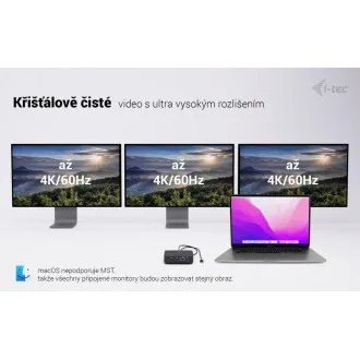 i-tec USB-C DP Dual HDMI Docking Station, Power Delivery 100W i-tec Universal-Ladegerät 100W i-tec USB-C DP Dual HDMI Docking Station, Power Delivery 100W i-tec Universal-Ladegerät 100W