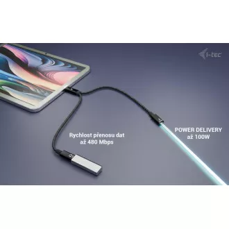 i-tec USB-C Kabelverteiler Audio/Daten, Power Delivery 100W i-tec USB-C Kabelverteiler Audio/Daten, Power Delivery 100W