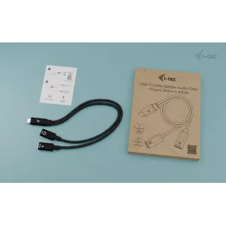 i-tec USB-C Kabelverteiler Audio/Daten, Power Delivery 100W i-tec USB-C Kabelverteiler Audio/Daten, Power Delivery 100W