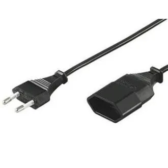 PremiumCord 230V Doppelgabel-Verlängerungskabel 2m PremiumCord 230V Doppelgabel-Verlängerungskabel 2m