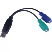 PremiumCord USB zu PS/2 Konverter