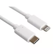 PremiumCord Lightning - USB-C™ USB-Lade- und Datenkabel MFi für Apple iPhone/iPad, 1m