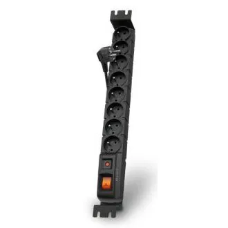 Acar S8 FA Rack 1,5m Kabel, 8 Steckdosen, Überspannungsschutz, für Rack, schwarz Acar S8 FA Rack 1,5m Kabel, 8 Steckdosen, Überspannungsschutz, für Rack, schwarz