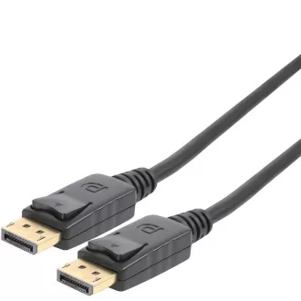 PremiumCord DisplayPort 2.0 Anschlusskabel M/M, vergoldete Stecker, 1m PremiumCord DisplayPort 2.0 Anschlusskabel M/M, vergoldete Stecker, 1m