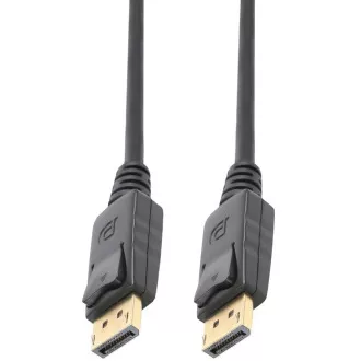 PremiumCord DisplayPort 2.0 Anschlusskabel M/M, vergoldete Stecker, 1m PremiumCord DisplayPort 2.0 Anschlusskabel M/M, vergoldete Stecker, 1m